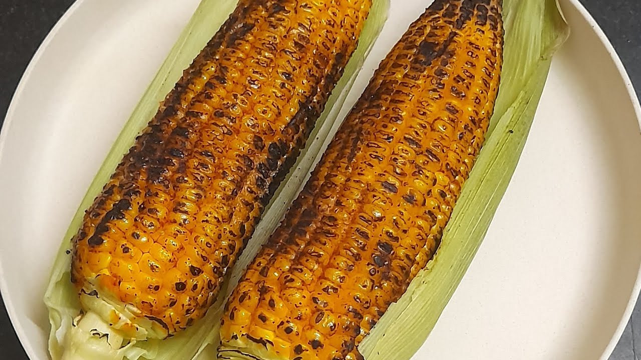 Indian Street Style RoastedCorn-Masala Bhutta -Spice & Lime Roasted Corn-Quick & Easy Evening Snacks