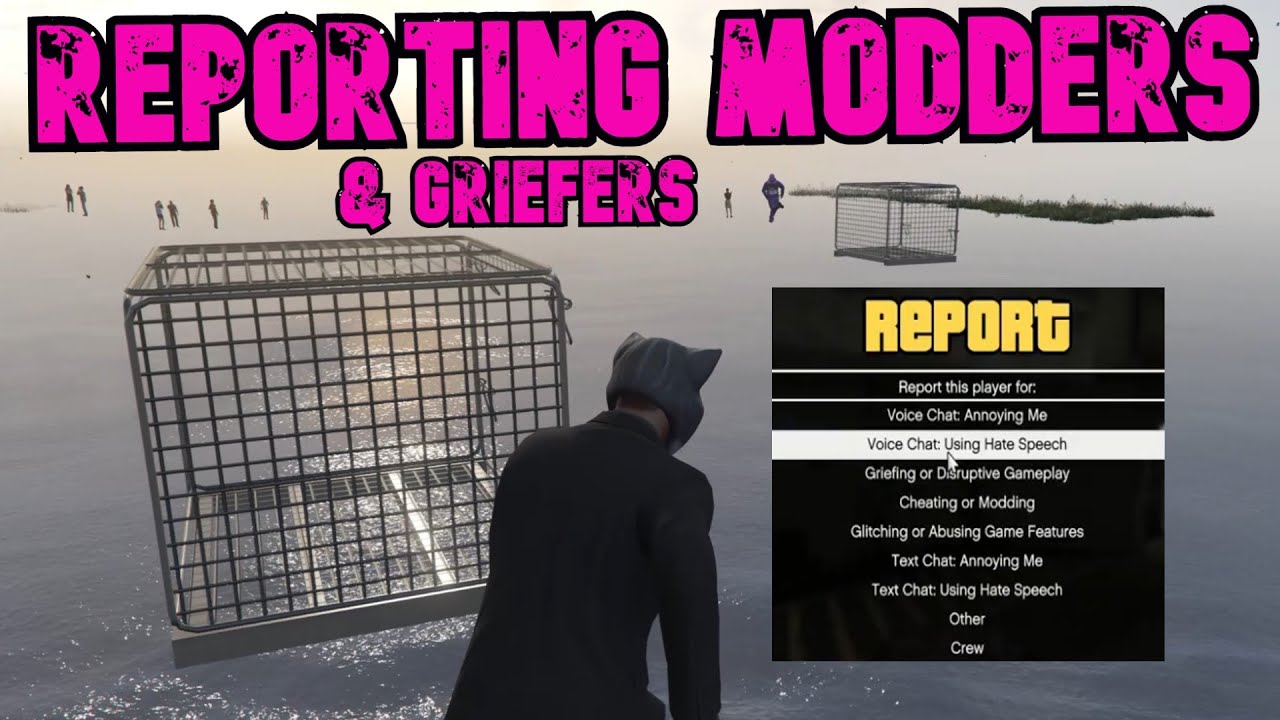 GTA Online | How to Report or kick Modders Griefers | Reporting General ...