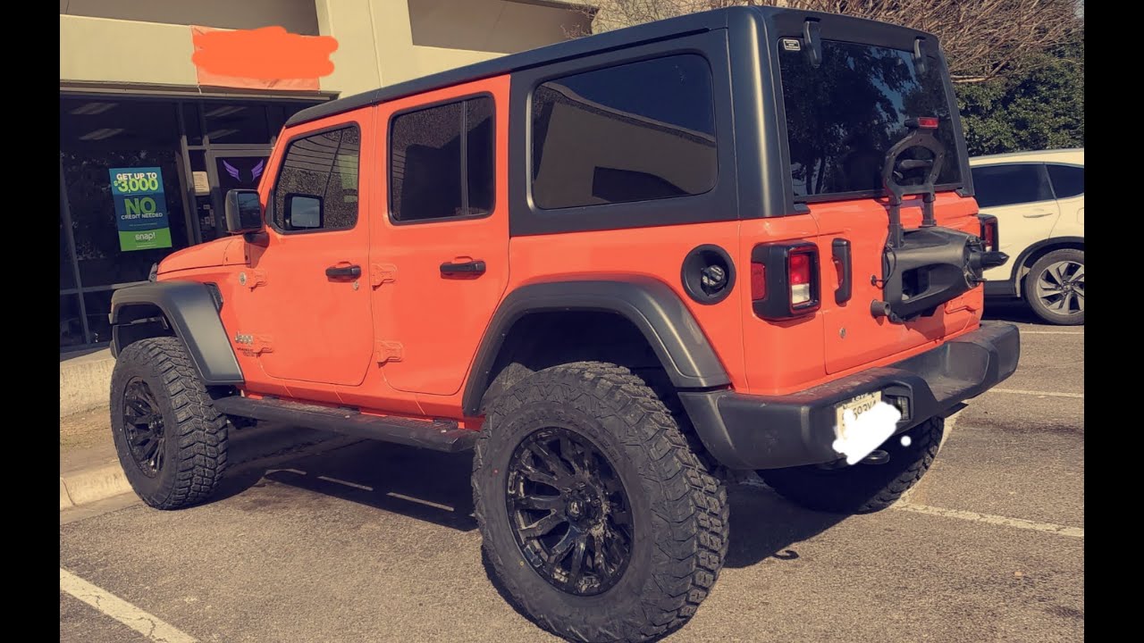 4 Inch Lift On A 2019 Jeep Wrangler JL