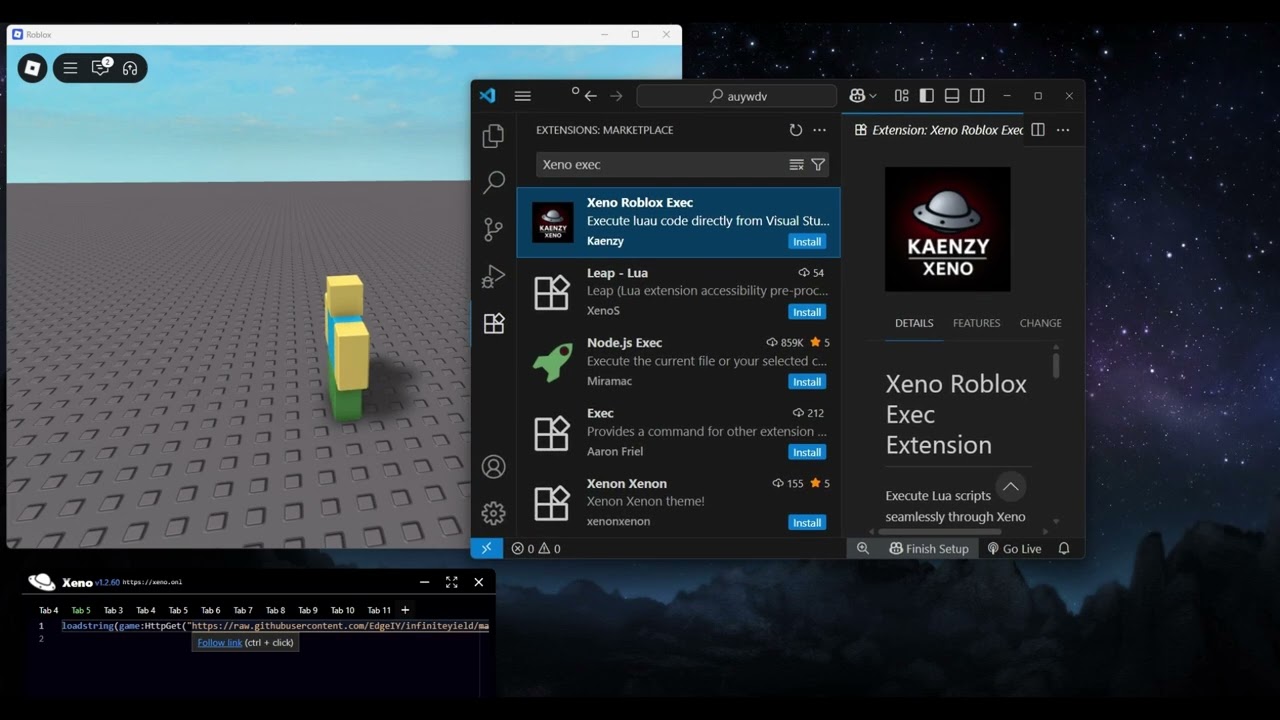 Visual Studio Code Execute Roblox Scripts VScode Xeno YouTube 
