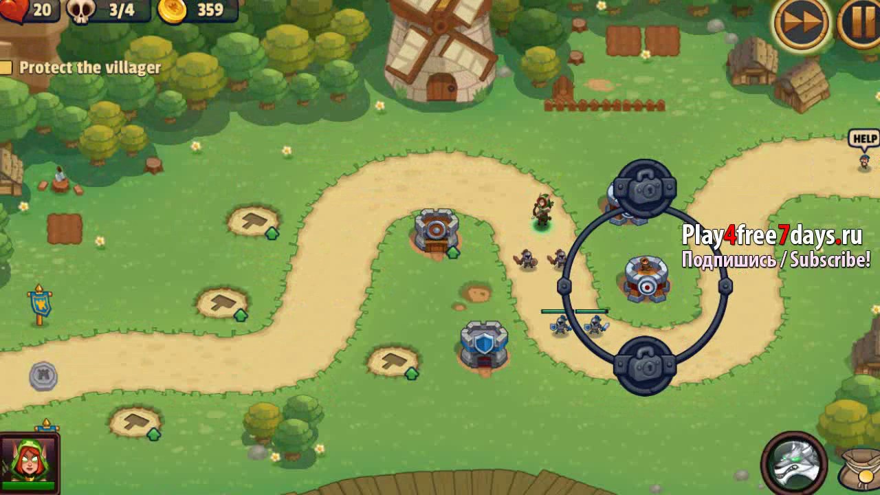 Legends TD, None Shall Pass! Level 2 # Первые битвы