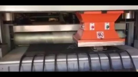 75 ton Traveling Head Press CNC cutting 1 inch rubber