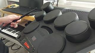 Yamaha Dd-75 Hi Hat Plastic Pad Noise Demonstration