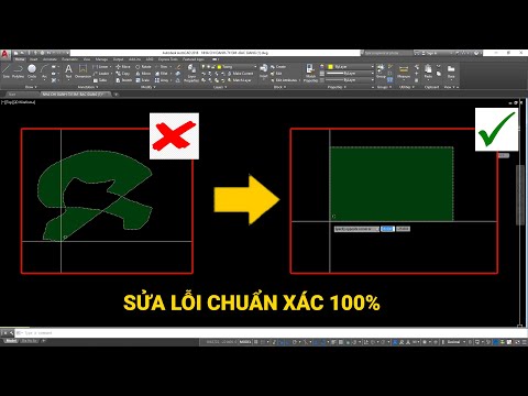 Khắc Phục Lỗi Quét Vùng Chọn Trong AutoCAD ✅ Chuyển Về Dạng Ô Vuông // Thuan Nguyen Quang TNQ