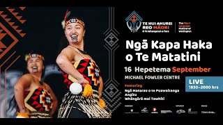 LIVESTREAM - Ngā Kapa Haka o Te Matatini