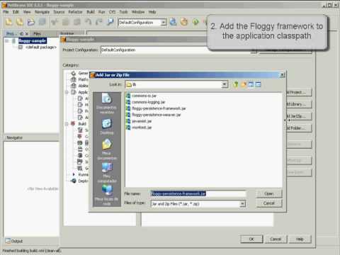 How to configure Floggy in Netbeans