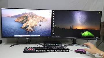KVM Switch for Dual video application - Rextron