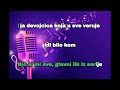 Indira Radic Bio Si Mi Drag KARAOKE 