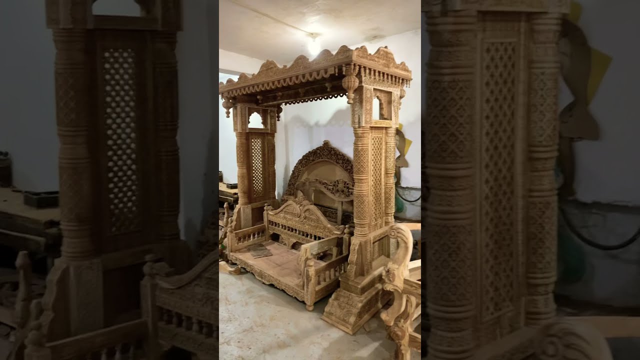 YT-124 Wooden Swing Design || Wooden Royal Standing Swing By Star Enterprises Furniture