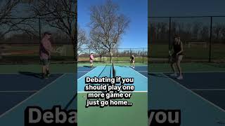 The daily debate of playing one more game or just going home…