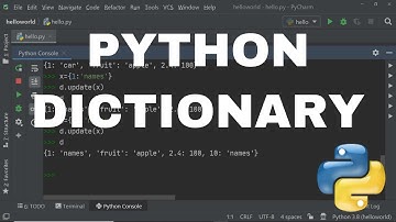 Dictionary in Python | Methods and Operations [Python Programming Tutorial #8]
