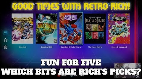 Evercade VS - Bitmap Brothers Collection 1! - Fun For Five! Good Times With Retro Rich Ep. 239