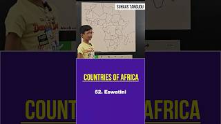 52 Countries of Africa Mapped by Suhaas Tangudu | Suresh Sir | LTX IAS | #africa #ltxias #shorts