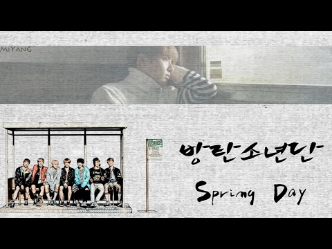 [韓中字|認聲]  防彈少年團 - 春日(BTS - Spring Day/방탄소년단 - 봄날)