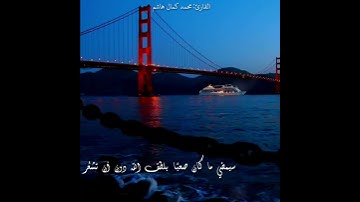 سيمضي ما كان صعبا بلطف الله 💙 | القارئ محمد كمال