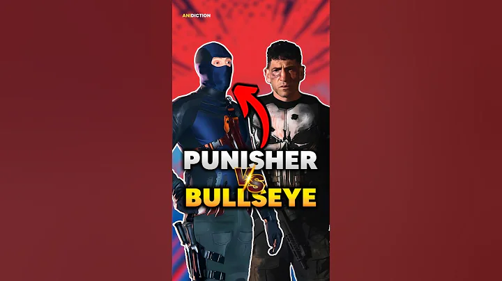 Punisher vs Bullseye: The REAL Winner Revealed! #shorts #daredevil