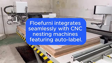 CNC nesting machines and auto-label