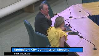 Celebrity Work Session Sept. 23, 2025: Springfield 2051 Presentation Wealth