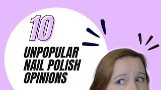 Unpopular Opinions Nail Tag