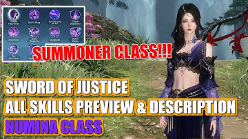SUMMON YOUR SPIRITS!!! – Numina Class Skills Preview & Descriptions (Sword of Justice)
