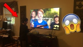 Insane Kid Rages Over Back To School Commercials Smashes Tv