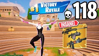 118 Elimination Solo vs Squads WINS Full Gameplay (Fortnite Chapter 5 Season 1)!