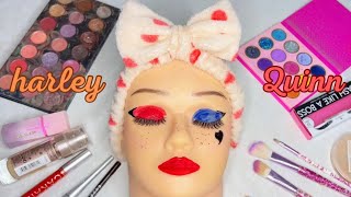 ASMR Skincare & Harley Quinn Makeup on Mannequin 💄✨ | No Talking, Satisfying Beauty Sounds screenshot 1
