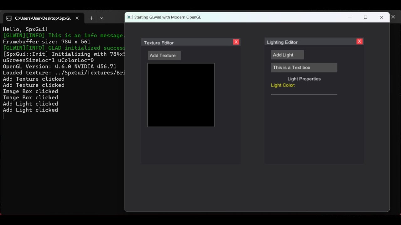 SpxGui [2] Making a GUI for my other project GLwin, learning C++ - YouTube