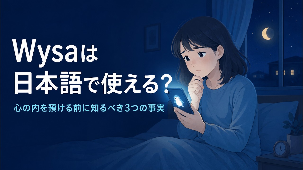 AIメンタルアプリ:安全性と代替