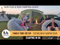 Family camping  new camping gear tested tips  tent set up