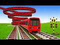 【踏切アニメ】あぶない電車 TRAIN 2026 Climping Pynamid | Railroad Crossing Animation #train #1million