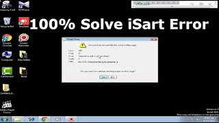How to remove iStart search bar Script error on windows