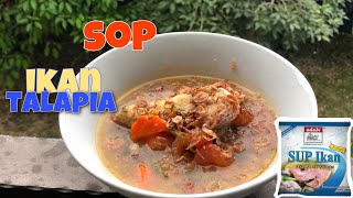 RESEP SOP IKAN MERAH MENGGUNAKAN BUMBU DARI (ADABI SUP IKAN) MUDAH DAN SUPER YUMMY 😋  #supikan