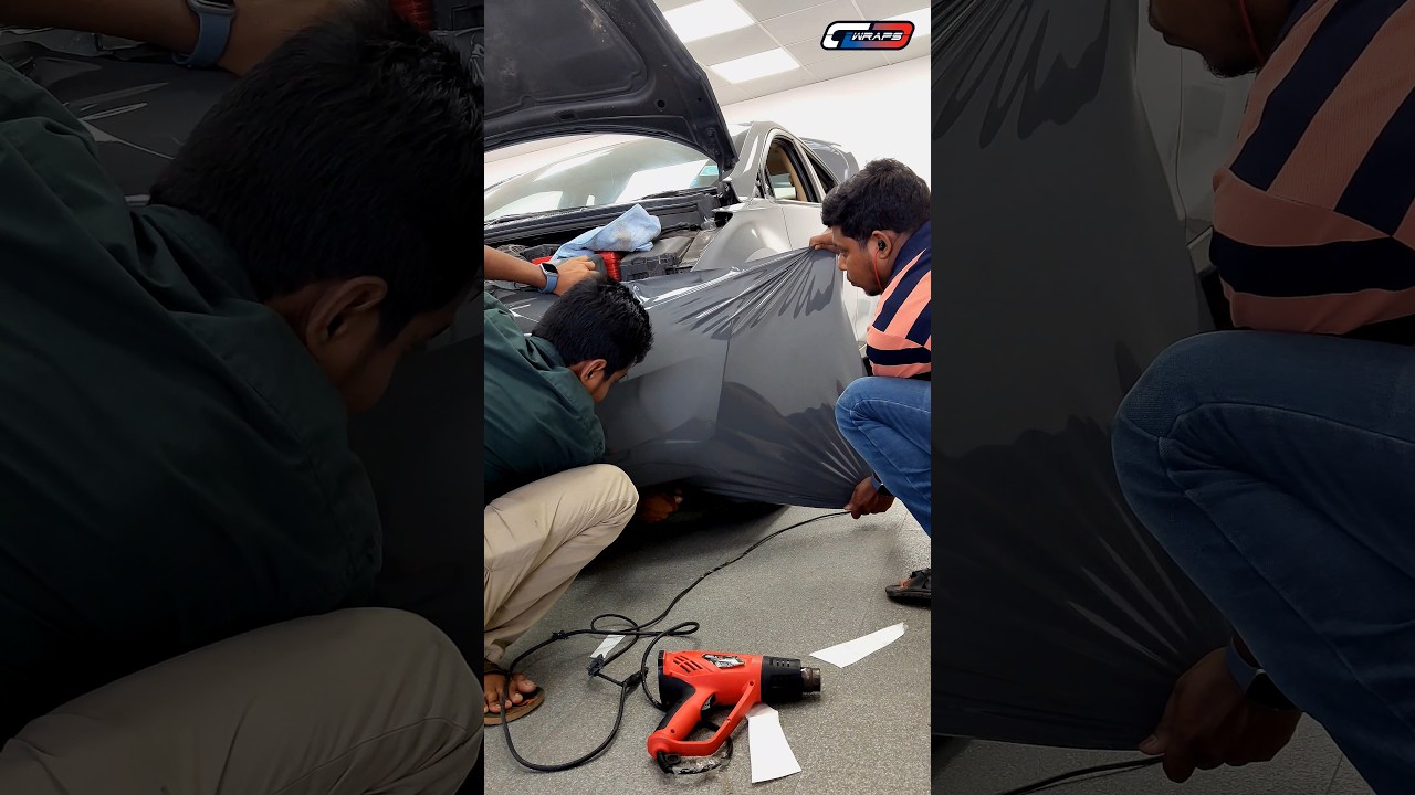 Nardo Grey Wrap on Hyundai Elantra 🔥 