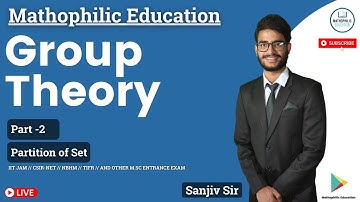 Group Theory Part-2 | Partition of Set | How to Prepare for CSIR-NET IIT JAM #set #partition #facts