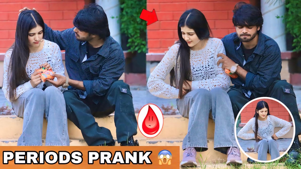 PERIODS 🥹 PRANK ON CUTE FRIEND 😱 | EMOTIONAL VIDEO | PRADHANVLOG 