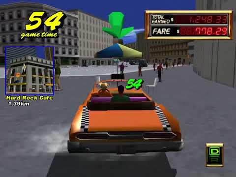 Crazy Taxi 2 DC Longplay Ending