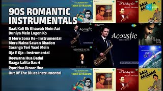 90s Romantic Instrumentals  Gautam Chowdhury   Raat Kali Ek Khawab Mein Aai