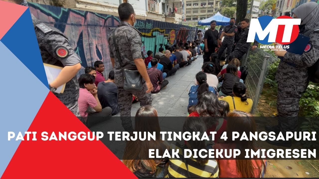 PATI sanggup terjun tingkat 4 pangsapuri elak dicekupImigresen
