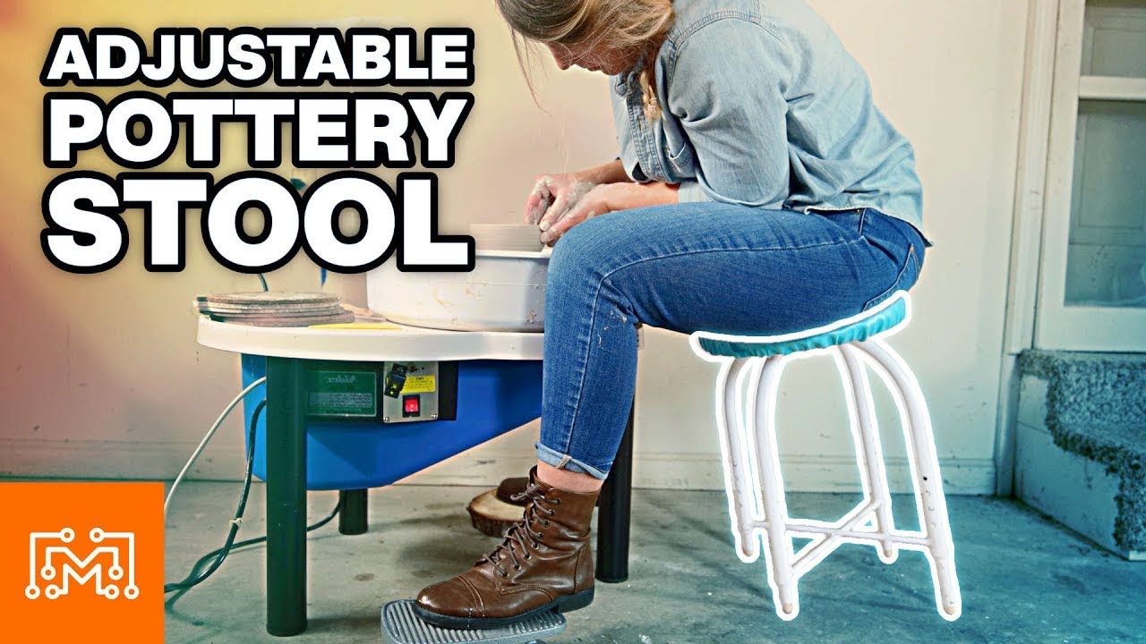 How To Make An Adjustable Pottery Stool I Like To Make Stuff YouTube