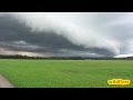 Awesome cold front approaching !! Huge shelf cloud !! 1080p