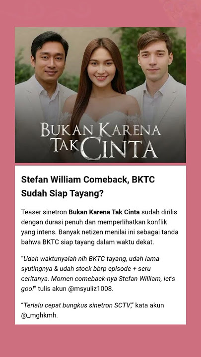 Bukan Karena Tak Cinta SCTV #sinetron #SCTV #BukanKarenaTakCinta #viral #fyp #fypage #shorts #Lesti