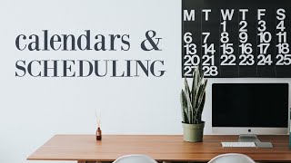 how to handle calendars and scheduling as an executive assistant | tipsy tuesday