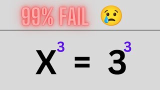 Nice Algebra Exponential Equation | How to solve for x in Exponential Equation | #humanattempt