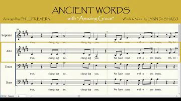 Ancient Words with Amazing Grace | SATB | Alto