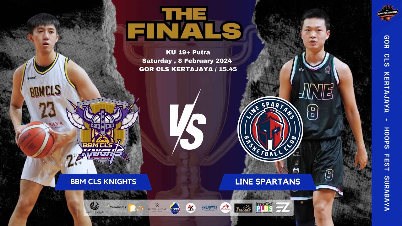 THE FINALS | BBM vs LINE SPARTANS | KU 19 + | HOOPS FEST SURABAYA 2025
