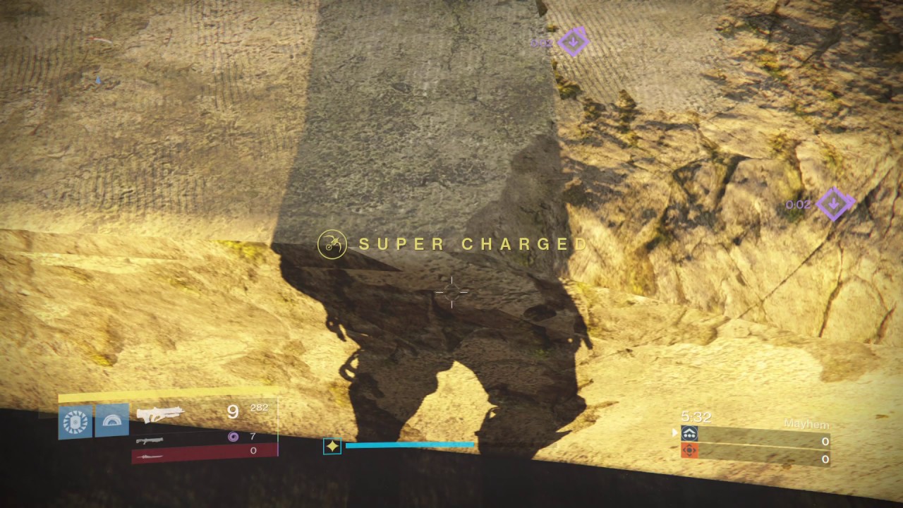 Destiny Pulse rifle range test