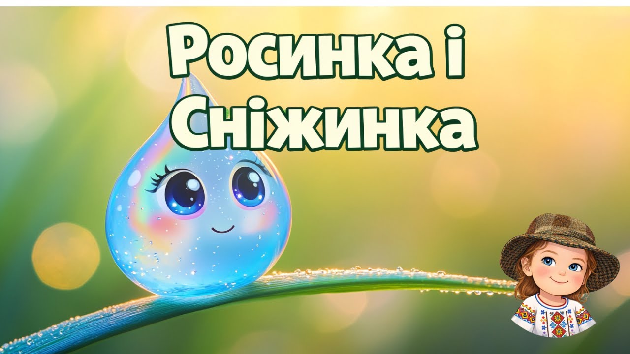 Росинка і Сніжинка ❄️💧 Українська Пісня для Дітей | Розумні Веселята
