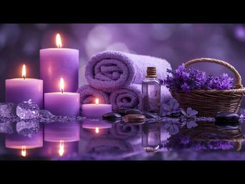 Fall Asleep Fast 😴 Relaxing Spa Music – Blue Candlelight Ambience for Deep Sleep