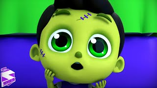 Five Little Monsters - Sing Along | Happy Halloween Songs For Kids | Scary Nursery Rhymes